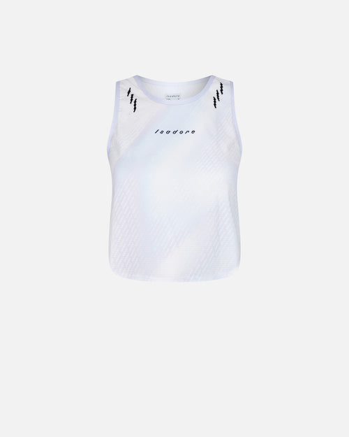 Isadore 無袖跑衣 Run Crop Top White 短版 女款 白