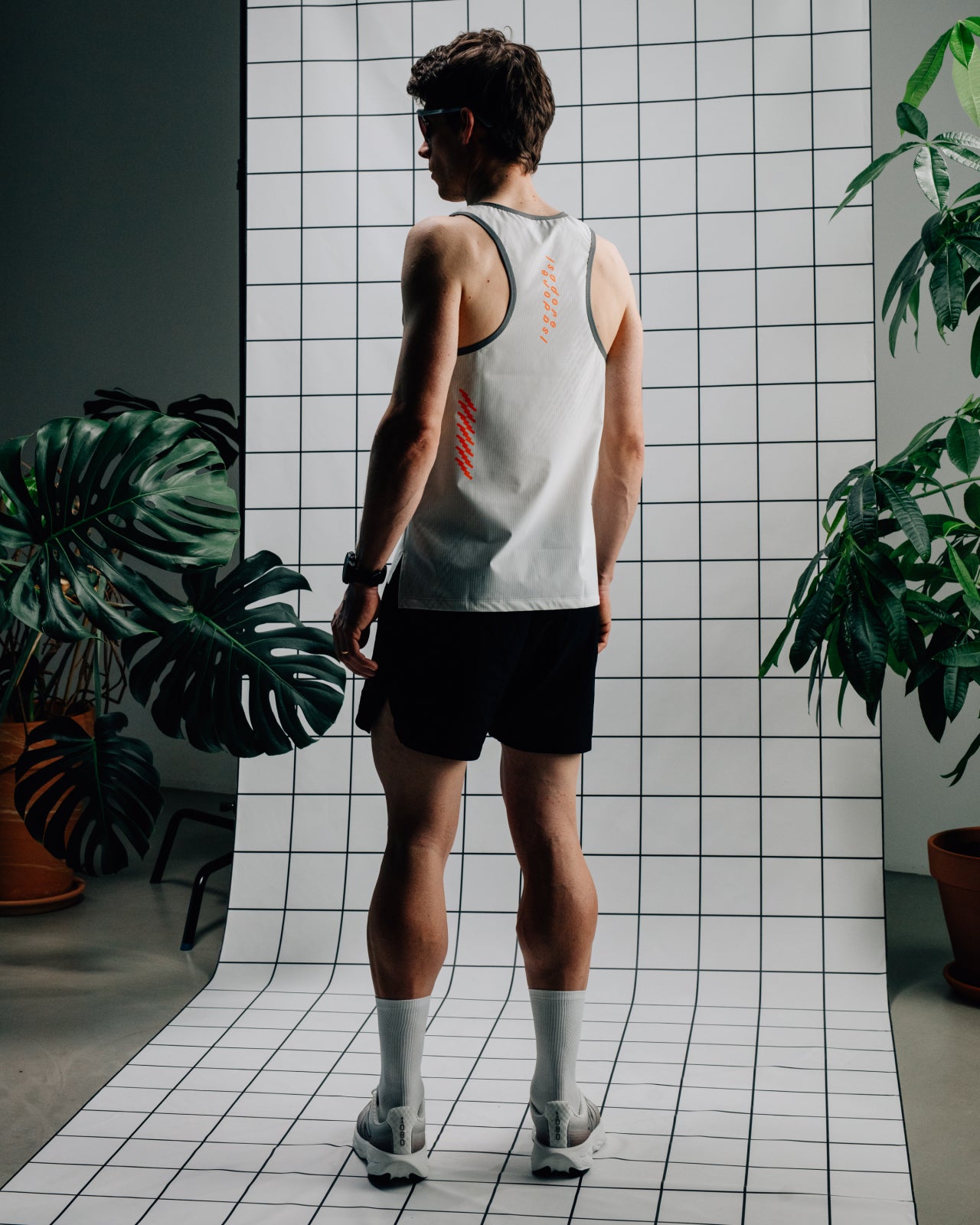 Isadore 無袖跑衣 Run Tank Top Cloud 男款 白