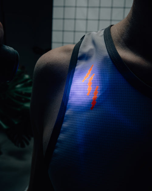 Isadore 無袖跑衣 Run Tank Top Cloud 男款 白