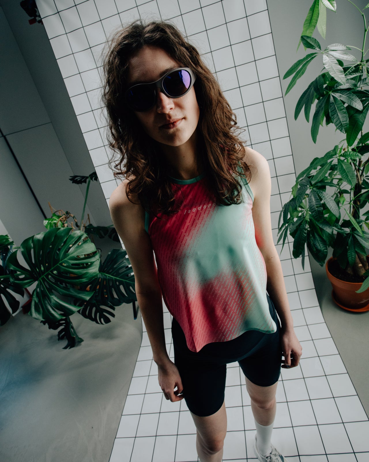 Isadore 無袖跑衣 Run Tank Top Pink 女款 亮粉紅