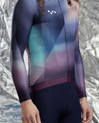 Pedla 薄長袖車衣 KINETIC Classic LS Jersey Motion Gradient 男款 城市紫
