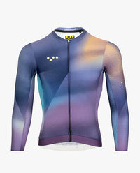 Pedla 薄長袖車衣 KINETIC Classic LS Jersey Motion Gradient 男款 城市紫