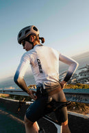 Q36.5 薄長袖車衣Gregarius Hybrid Light Collar Fade Long Sleeve Jersey White 女款 白