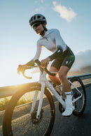 Q36.5 薄長袖車衣Gregarius Hybrid Light Collar Fade Long Sleeve Jersey White 女款 白