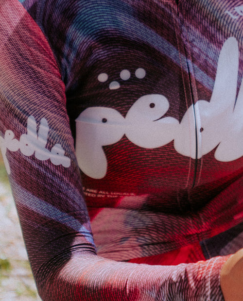 Pedla 薄長袖車衣Local Loops LS Classic Jersey Bubble Swirl 男款 彩