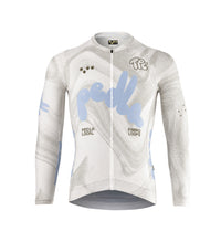 Pedla 薄長袖車衣 Local Loops LS Classic Jersey Bubble White Swirl 限定版 男款 灰白雲