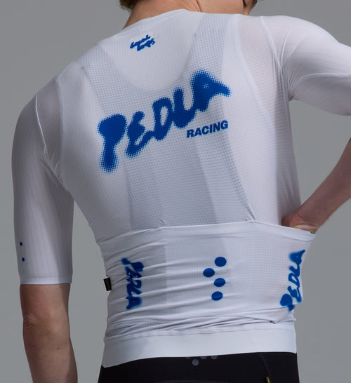Pedla 車衣Local Loops Pro Pursuit 2.0 Jersey White Cobalt 男款 白