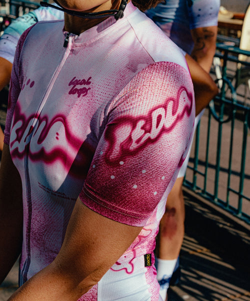Pedla 車衣Local Loops Classic Jersey Pink 女款 塗鴉粉