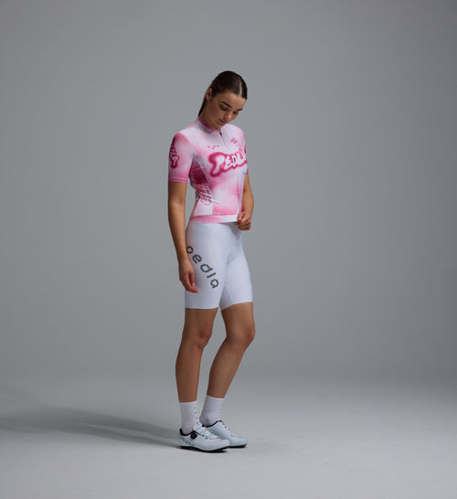 Pedla 車衣Local Loops Classic Jersey Pink 女款 塗鴉粉