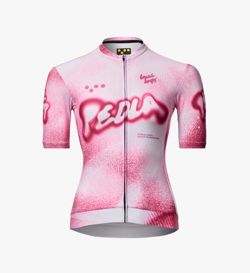Pedla 車衣Local Loops Classic Jersey Pink 女款 塗鴉粉
