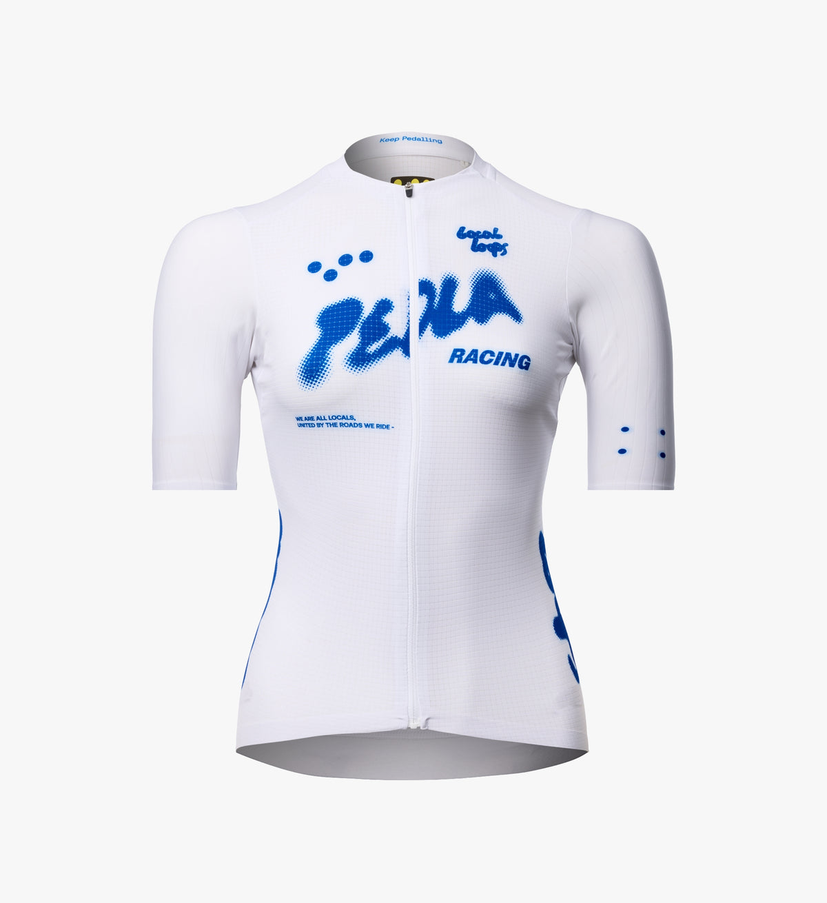 Pedla 車衣Local Loops Pro Pursuit 2.0 Jersey White Cobalt 女款 白