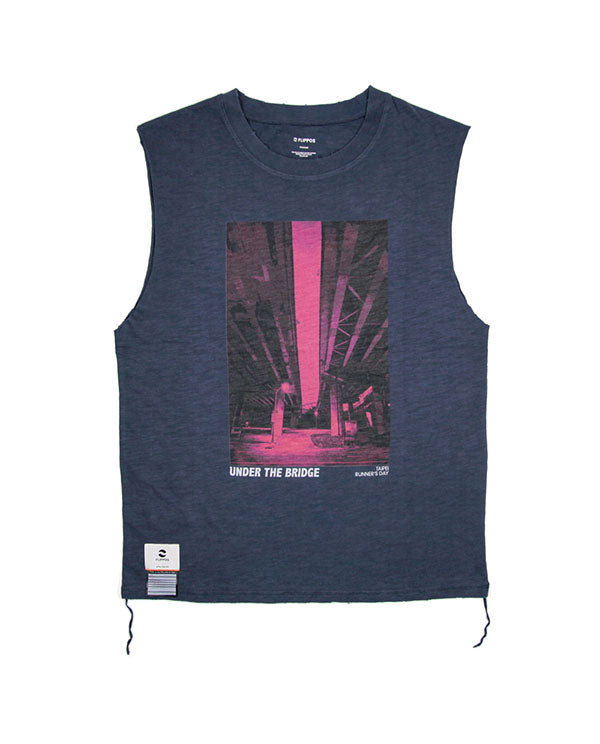 FLIPPOS 跑衣 LONELY BUT NOT ALONE TANK TEE (Men)灰