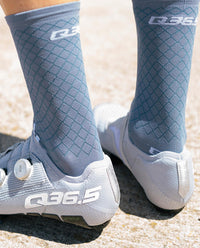 Q36.5 車襪Leggera Socks Grisaille Blue 灰藍