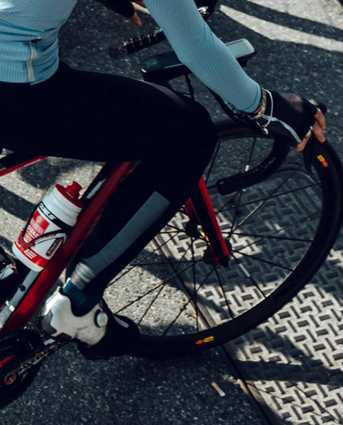 Q36.5 薄長車褲 Light Bib Tight Black 女款 黑