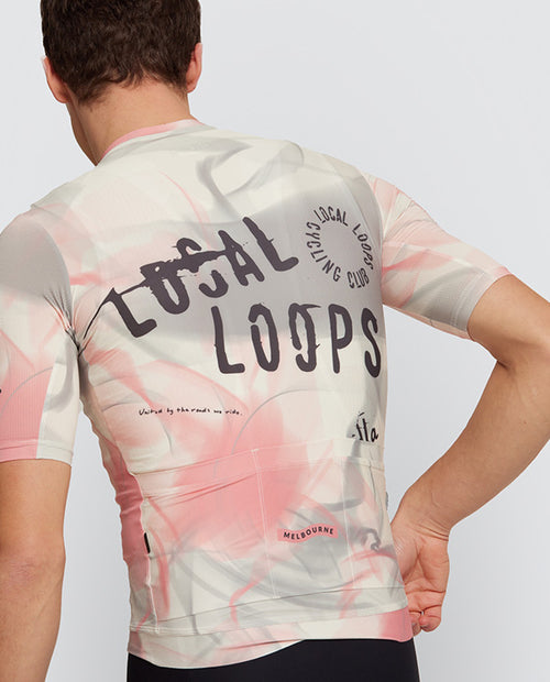 Pedla 車衣Local Loops Classic Jersey Club Almond 男款 灰粉
