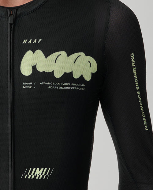 MAAP 車衣 Aerate Pro Air LS Jersey 3.0 Black 薄長袖 男款 黑