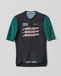 MAAP 車衣 Women Eclipse Pro Air Jersey 2.0 Black Abys 短袖 女款 黑綠