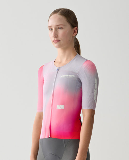MAAP 車衣 Solar Pro Race Jersey Infared 短袖 女款 灰粉