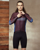 Pedla 薄長袖車衣 MACHINA LS Jersey Cabernet 男款 酒紅