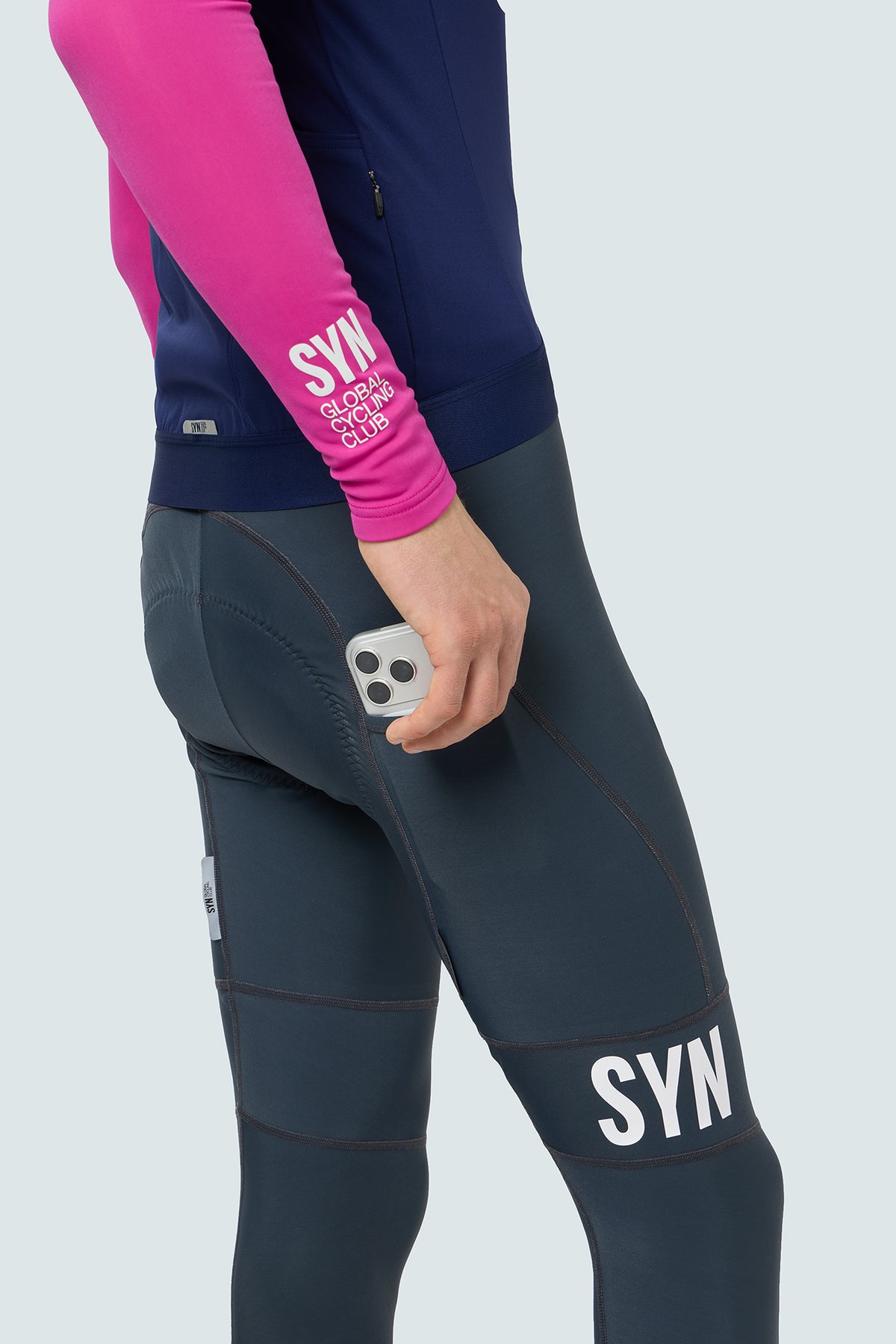 SYN 保暖長車褲 Pro Thermal Bib Tights Tarmac 男款 鐵灰