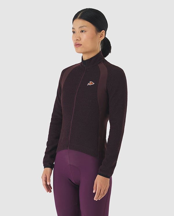 Café du Cycliste 車衣Marguerit LS Jersey V2 Quetsche 長袖 女款 紫李