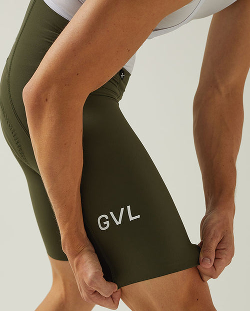 Givelo 車褲HD PRO Bib Shorts Olive 男款 橄欖綠