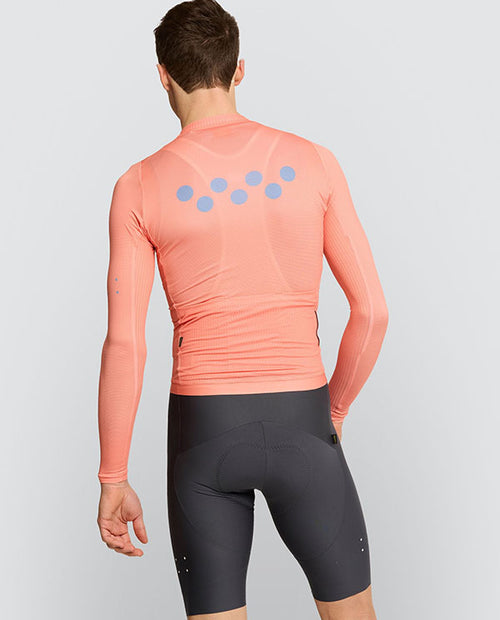 Pedla 薄長袖車衣 BOLD Element Air LS Jersey Nectarine 男款 粉橘