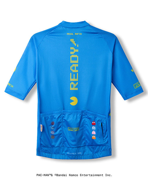 PedalMafia 車衣 Core Jersey PAC-MAN Blue 男款 藍