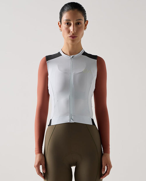 Givelo 薄長袖車衣Modern Classic LS Jersey SKY 淺藍 男女共版