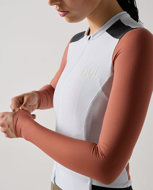 Givelo 薄長袖車衣Modern Classic LS Jersey SKY 淺藍 男女共版