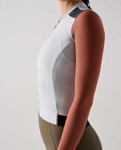 Givelo 薄長袖車衣Modern Classic LS Jersey SKY 淺藍 男女共版