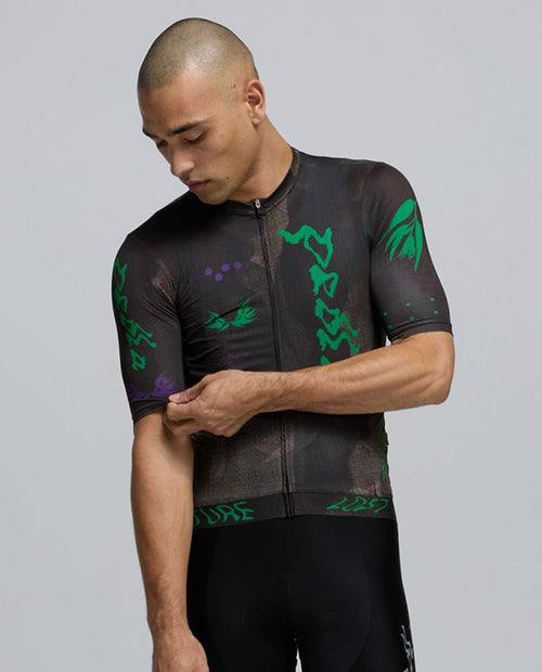 Pedla 車衣Lost In Nature RIDECAMO Training Jersey Acid Black 男款 黑綠