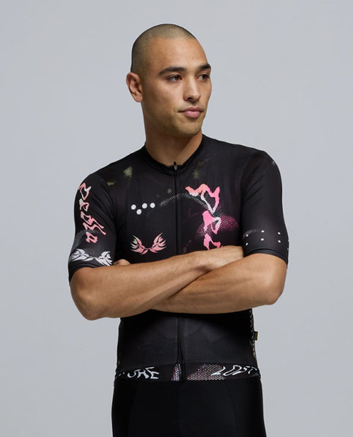 Pedla 車衣Lost In Nature RIDECAMO Training Jersey Wide Forest 男款 黑粉