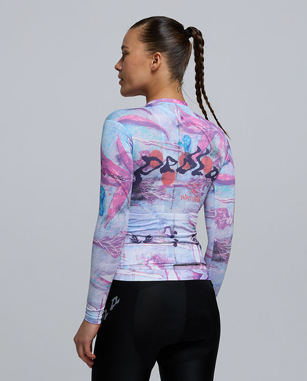 Pedla 車衣Lost In Natrure RIDECAMO Training LS Jersey Fade 薄長袖 女款 白