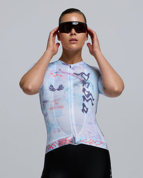 Pedla 車衣Lost In Nature RIDECAMO Training Jersey Fade 女款 白