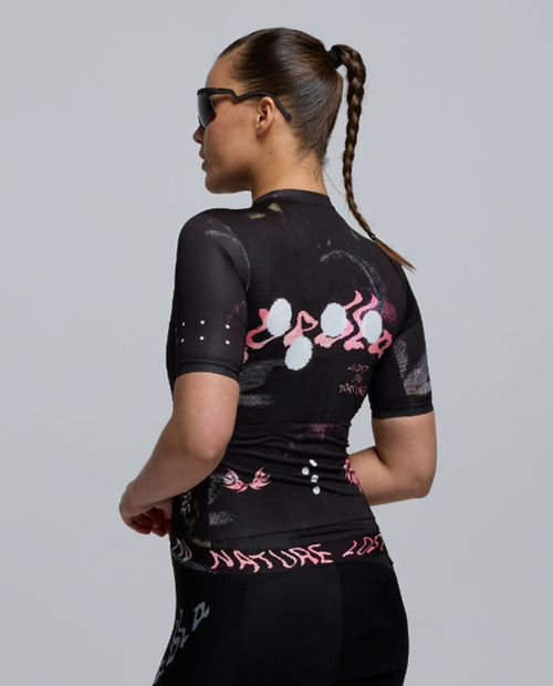 Pedla 車衣Lost In Nature RIDECAMO Training Jersey Wide Forest 女款 黑粉