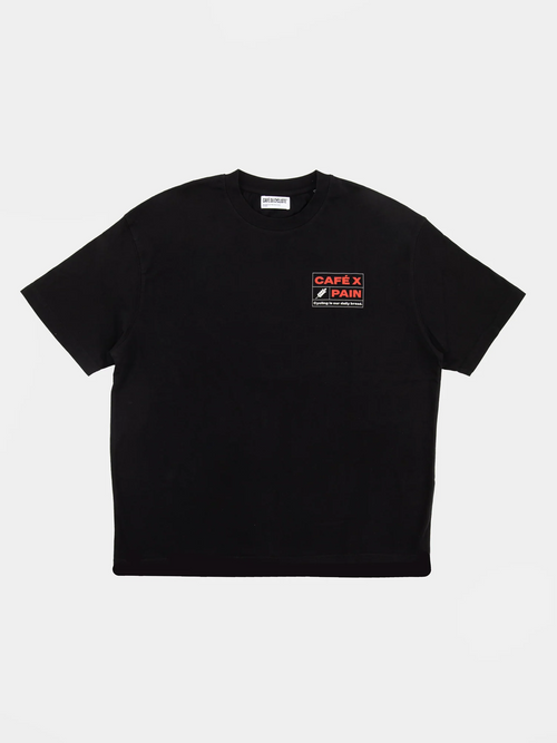 Café du Cycliste T-Shirt Chiara PAIN Bread 黑