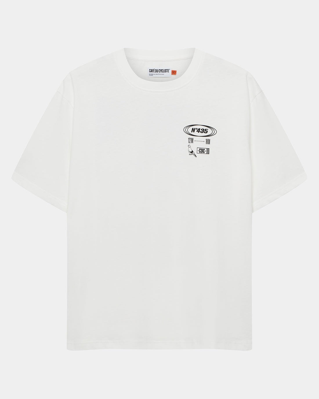 Café du Cycliste T-Shirt Col Paris Explore 白