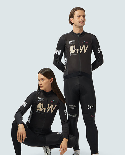 SYN 車衣 Pro Team Shield Jersey Ace 保暖長袖 女款 深灰