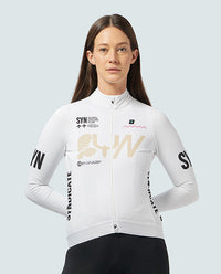 SYN 車衣 Pro Team Shield Jersey Slick 保暖長袖 女款 白