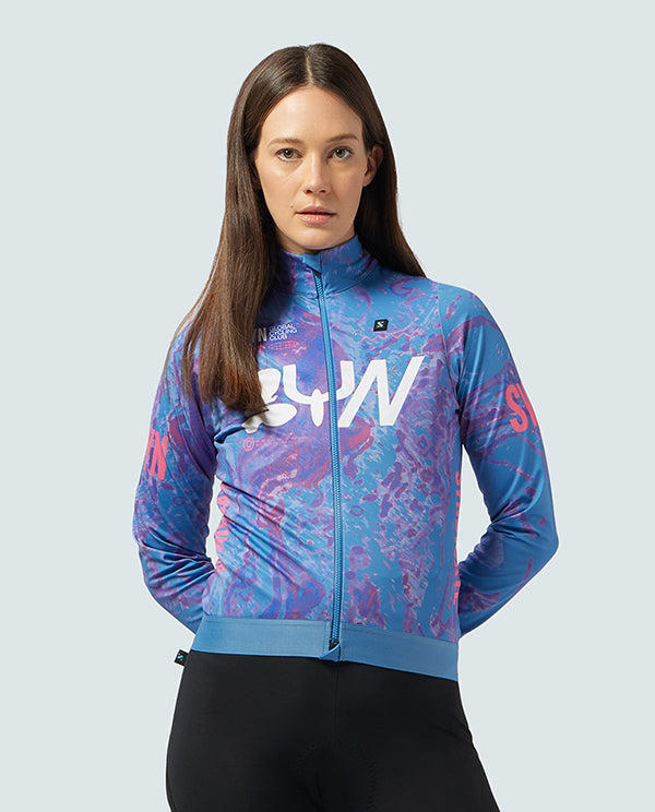 SYN 全防雨外套 Pro Team Shield Jacket Stream 女款 藍