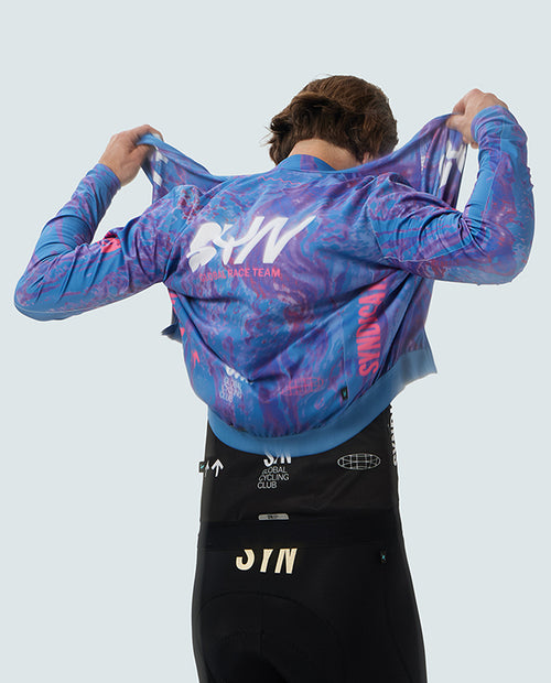 SYN 全防雨外套 Pro Team Shield Jacket Stream 男款 藍