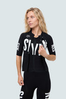 SYN 極輕防潑背心 Pro Tech Vest Black 女款 黑底白字
