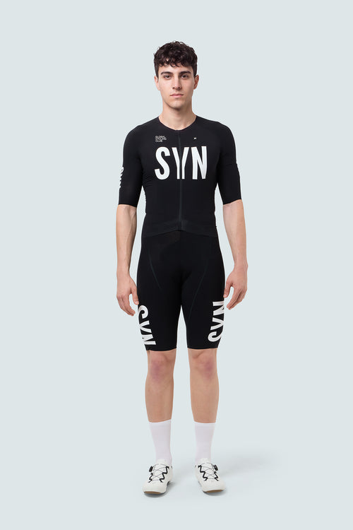 SYN 極輕車褲 Pro Tech Bib Shorts Black 男款 黑