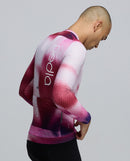 Pedla 薄長袖車衣PRO Pursuit LS 2.0 Jersey AirFoils Rasberry 男款 莓紅
