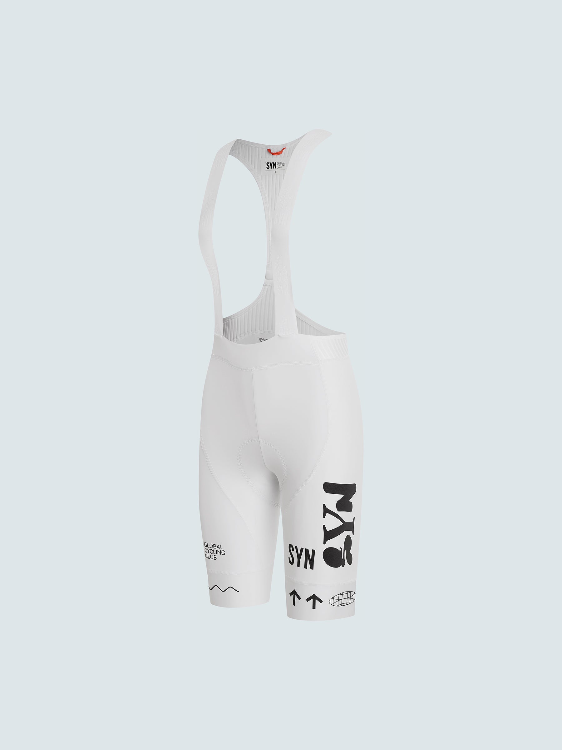 SYN 車褲 Pro Team Bib Shorts White 女款 白
