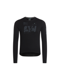 SYN 無拉鍊車衣 Pro Team Gravity Jersey Black 男款 黑