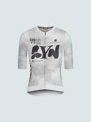 SYN 車衣 Pro Team Jersey White 女款 塊狀刷灰白