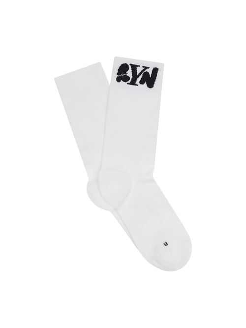 SYN 車襪 Pro Team Socks White 白