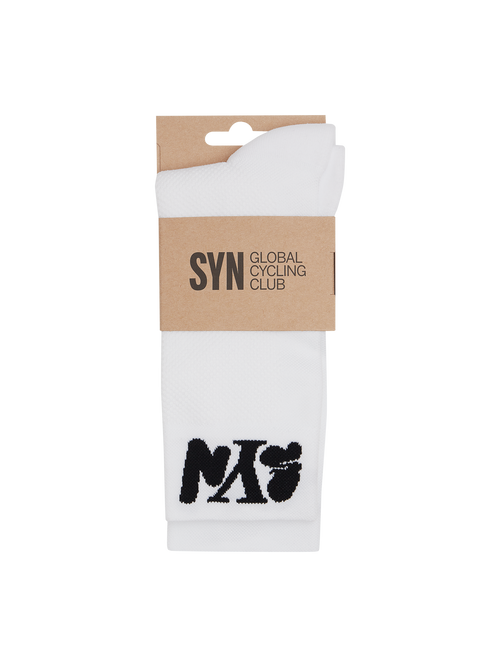 SYN 車襪 Pro Team Socks White 白